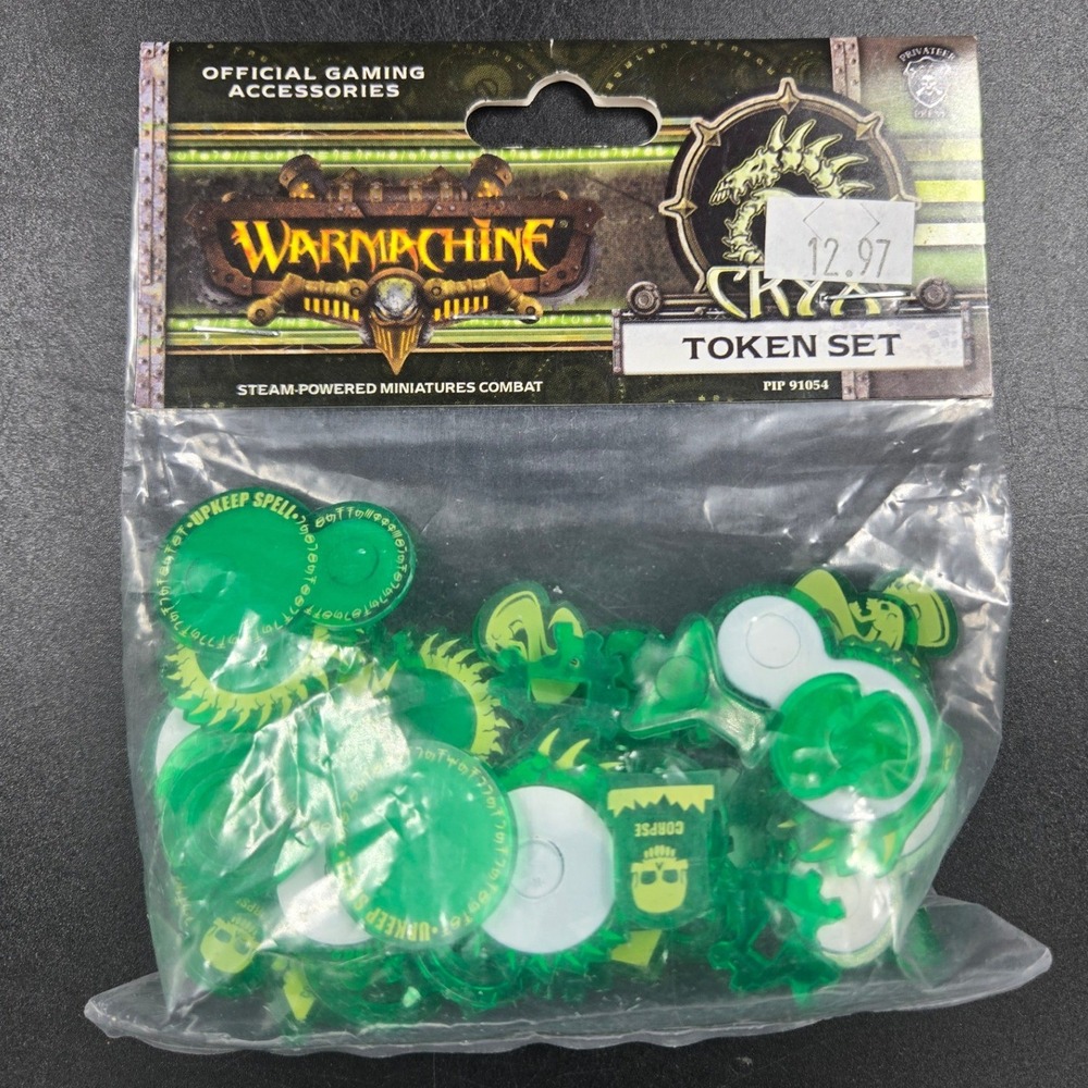 Warmachine Cryx Token Tokens Counters Set by Privateer Press S2